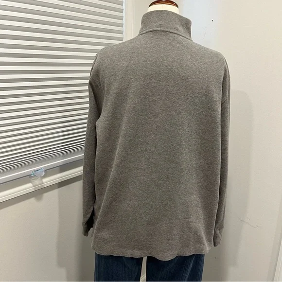 Polo Ralph Lauren, Quarter Zip Pullover, Grey, Men’s Size Large - Picture 5 of 14
